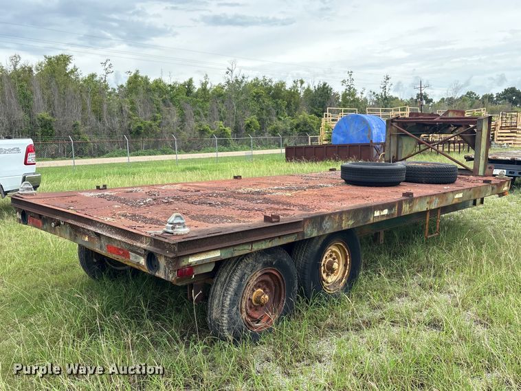 image for item EA7308 1975 DUGA Tilt deck equipment trailer