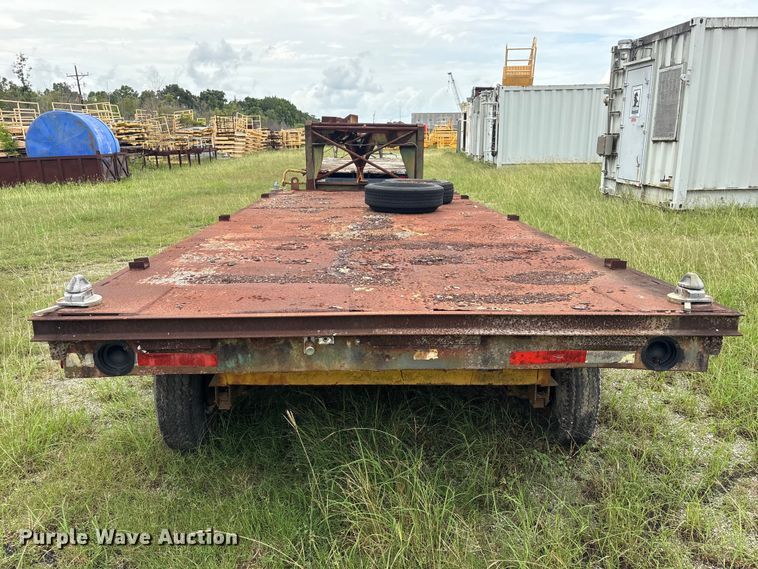 image for item EA7308 1975 DUGA Tilt deck equipment trailer