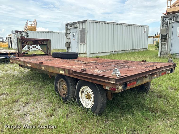 image for item EA7308 1975 DUGA Tilt deck equipment trailer