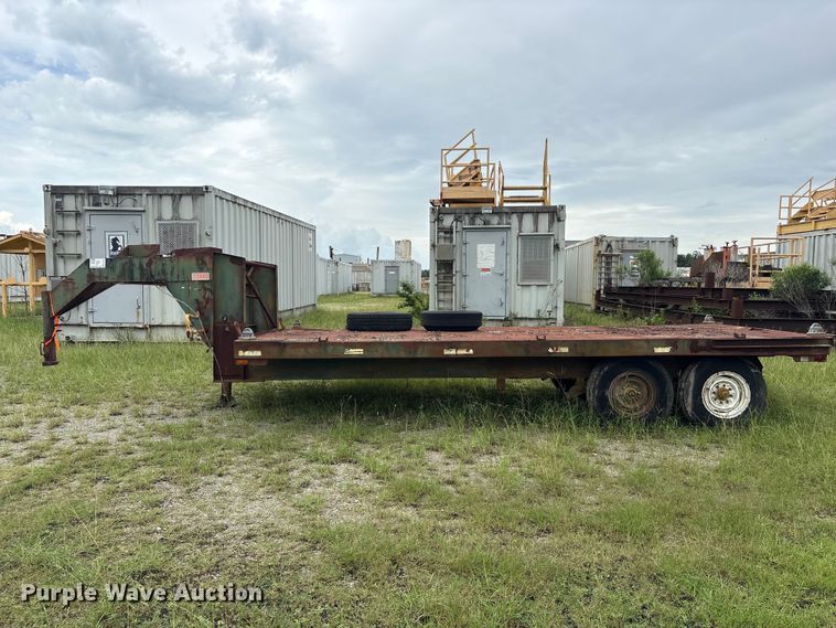 image for item EA7308 1975 DUGA Tilt deck equipment trailer