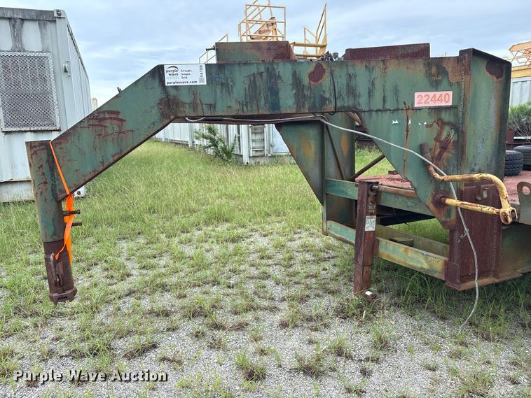 image for item EA7308 1975 DUGA Tilt deck equipment trailer