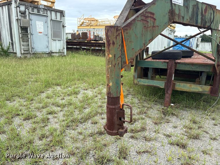 image for item EA7308 1975 DUGA Tilt deck equipment trailer