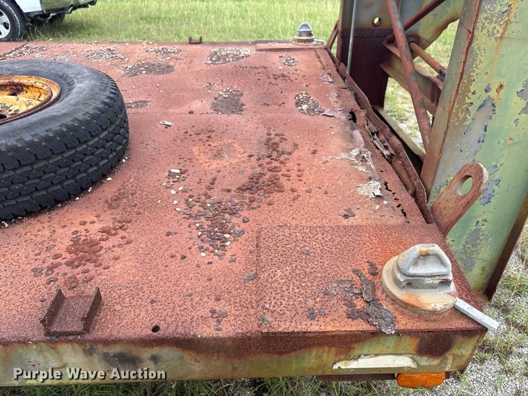 image for item EA7308 1975 DUGA Tilt deck equipment trailer