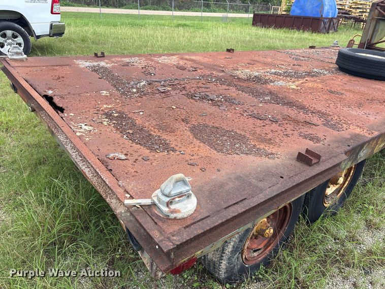 image for item EA7308 1975 DUGA Tilt deck equipment trailer