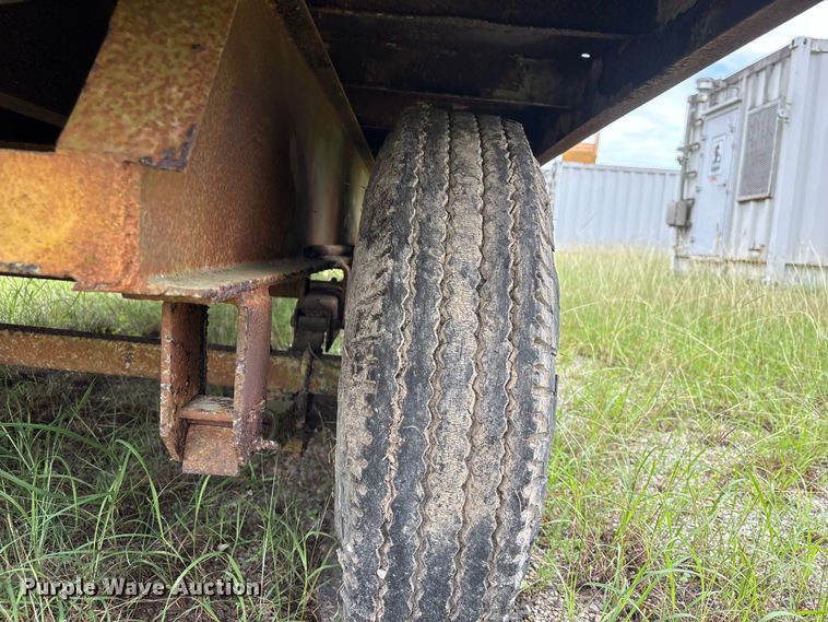 image for item EA7308 1975 DUGA Tilt deck equipment trailer