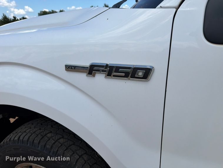 image for item ED5359 2011 Ford F150 Ext. Cab flatbed pickup truck