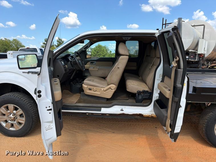 image for item ED5359 2011 Ford F150 Ext. Cab flatbed pickup truck