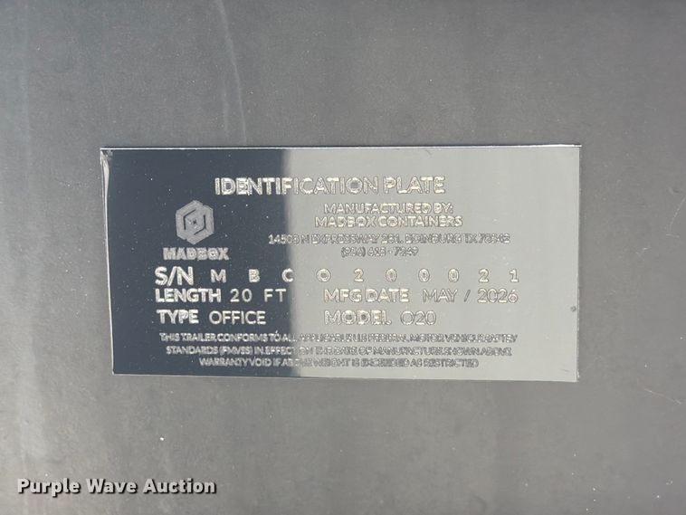 image for item ED5371 2026 Madbox O20 mobile office