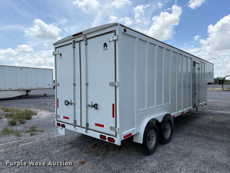 image for item ED5374 2027 De Lucio Usa enclosed cargo trailer