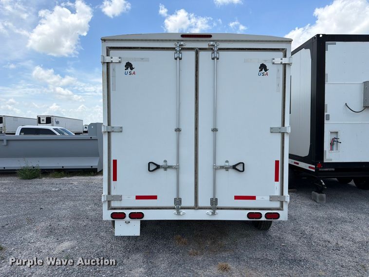 image for item ED5374 2027 De Lucio Usa enclosed cargo trailer