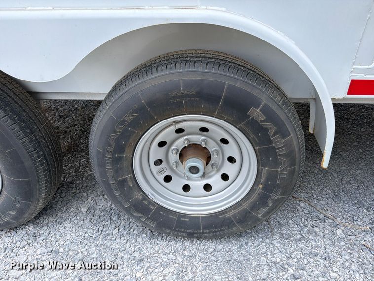 image for item ED5374 2027 De Lucio Usa enclosed cargo trailer