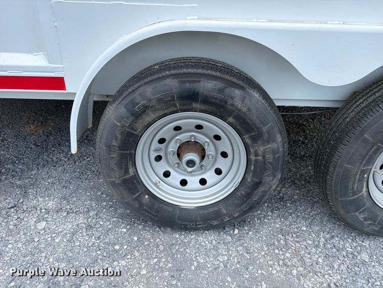 image for item ED5374 2027 De Lucio Usa enclosed cargo trailer