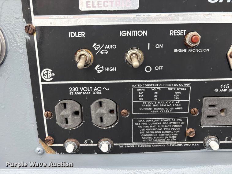 image for item EG9220 Lincoln Sheild-Arc SA-250 welder