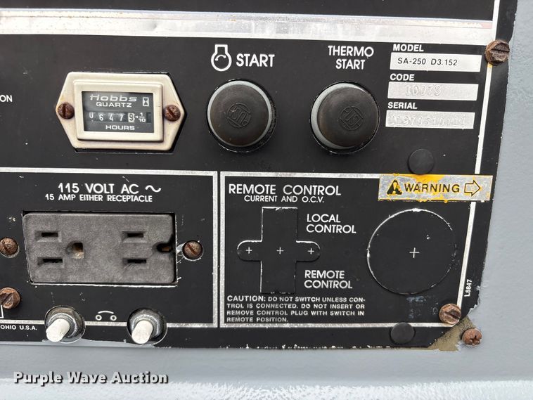image for item EG9220 Lincoln Sheild-Arc SA-250 welder