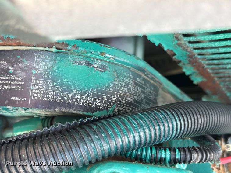 image for item EG9274 2008 Cummins DSHAB-7229095 generator