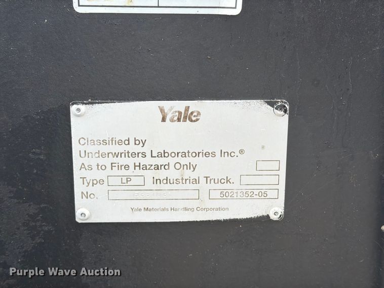 image for item EG9284 Yale GLC050RGNUAE084 forklift