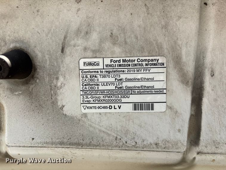 image for item EL2497 2019 Ford F150 Ext. Cab pickup truck