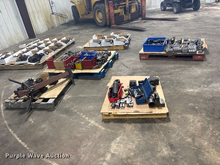 image for item ET0096 (6) pallets of metal CNC tooling