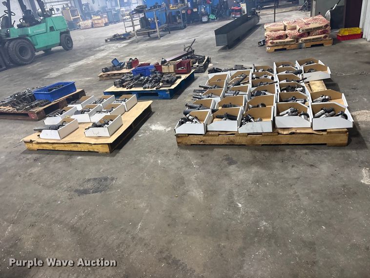 image for item ET0096 (6) pallets of metal CNC tooling