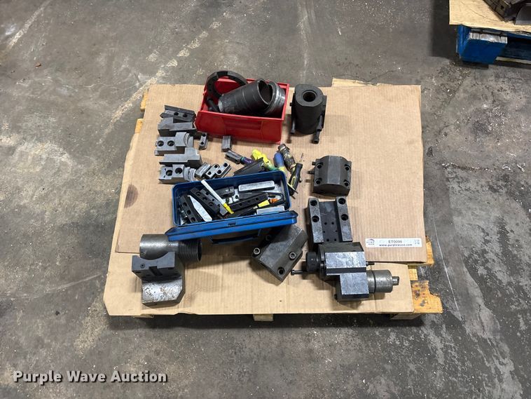 image for item ET0096 (6) pallets of metal CNC tooling
