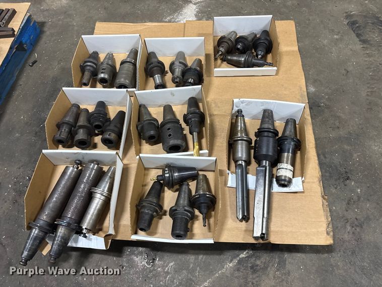 image for item ET0096 (6) pallets of metal CNC tooling