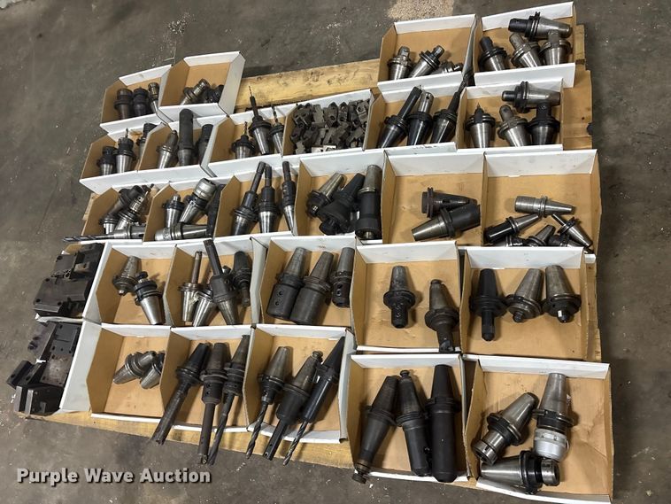 image for item ET0096 (6) pallets of metal CNC tooling