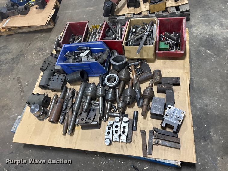 image for item ET0096 (6) pallets of metal CNC tooling