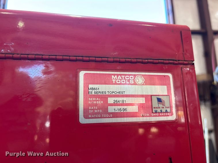 image for item ET0102 (2) 1996 Matco toolboxes