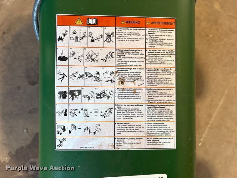 image for item ET0107 Thermal Dynamics Cutmaster 58 plasma cutter