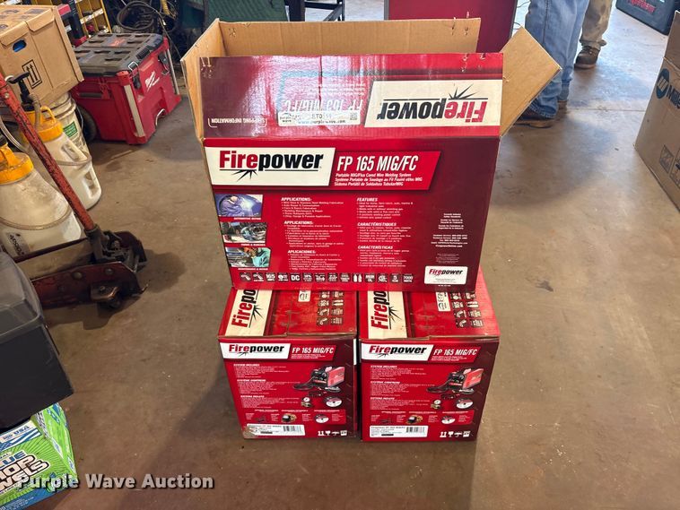 image for item ET0111 (3) FirePower FP 165 MIG/FC welders