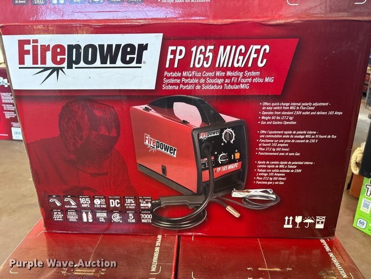 image for item ET0111 (3) FirePower FP 165 MIG/FC welders