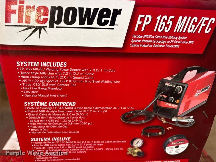image for item ET0111 (3) FirePower FP 165 MIG/FC welders
