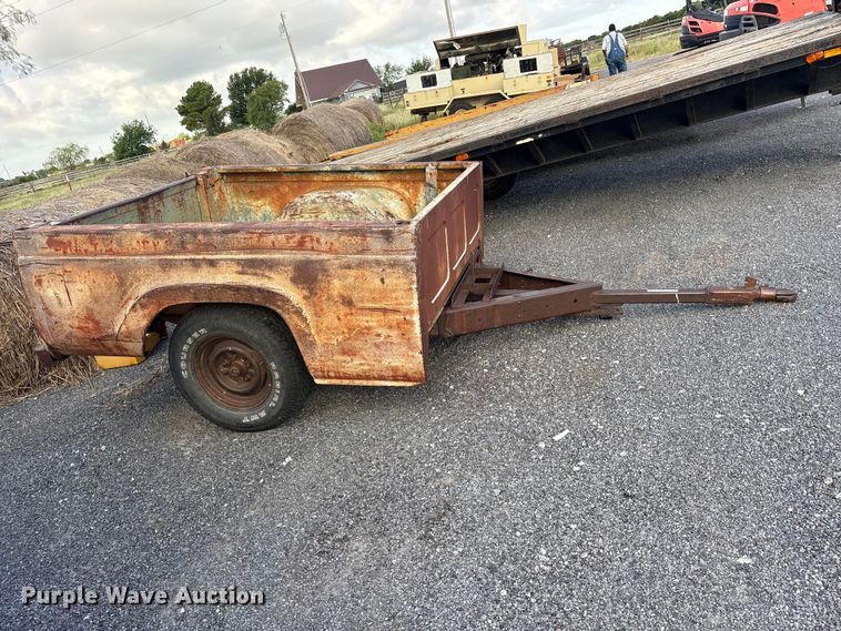 image for item ET0119 Shopbuilt Truck bed trailer utility trailer