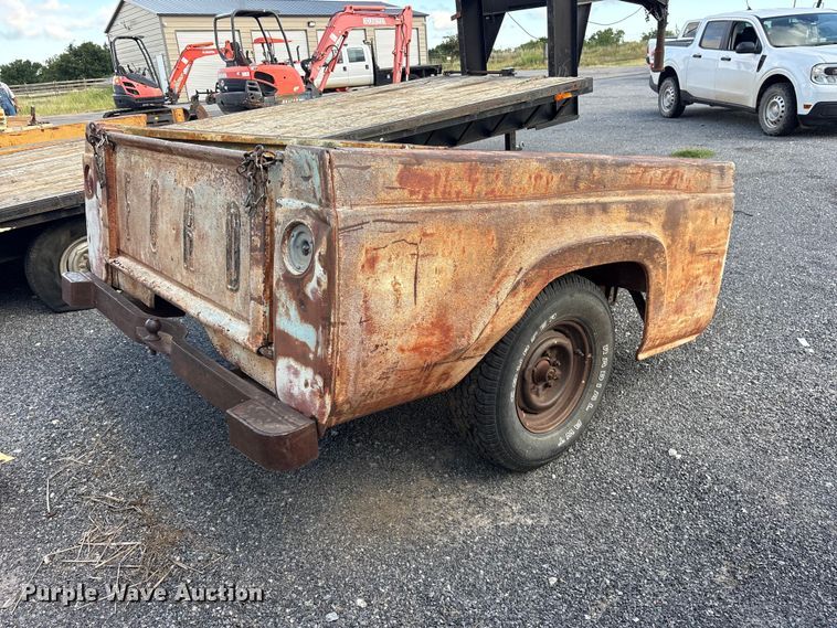 image for item ET0119 Shopbuilt Truck bed trailer utility trailer