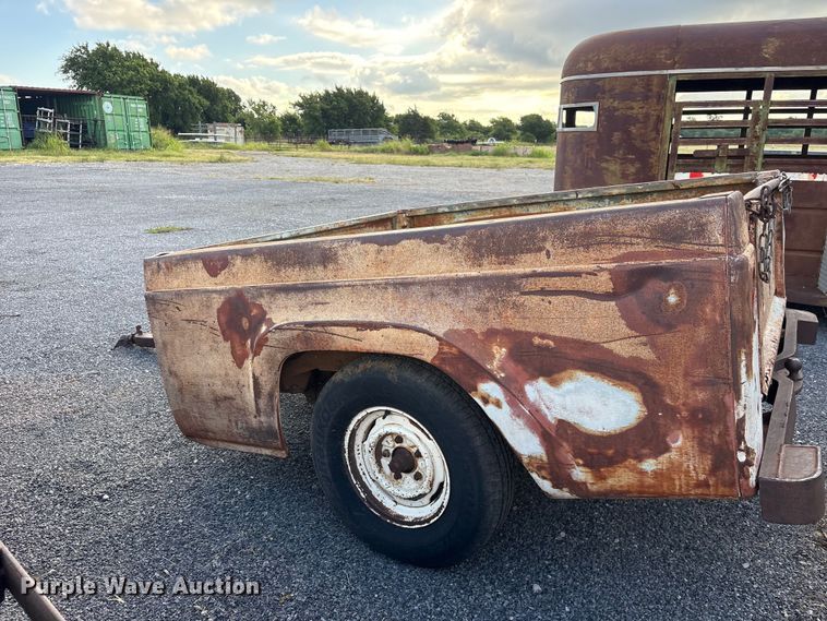 image for item ET0119 Shopbuilt Truck bed trailer utility trailer