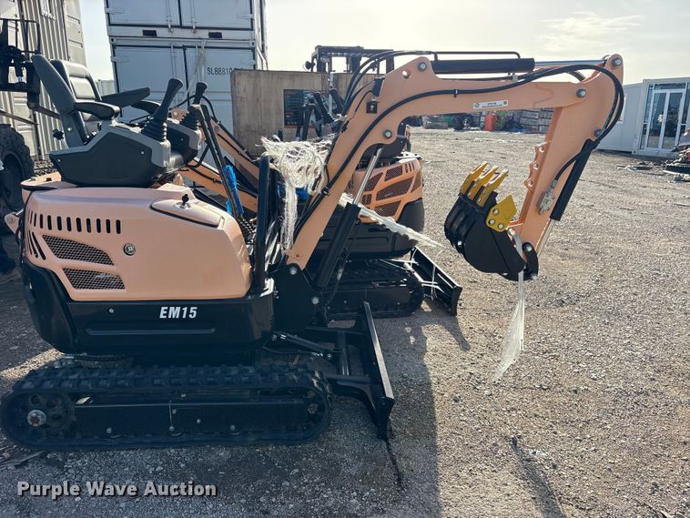 image for item ET0145 2024 Erie EM15 mini excavator