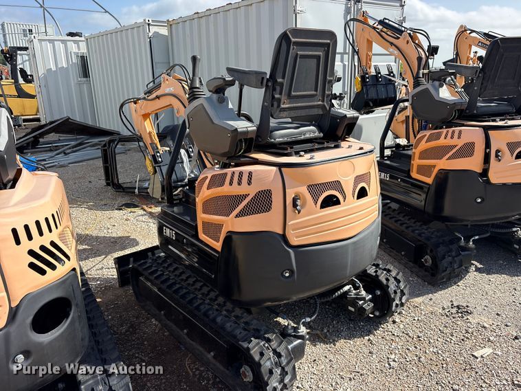 image for item ET0155 2024 Erie EM15 mini excavator