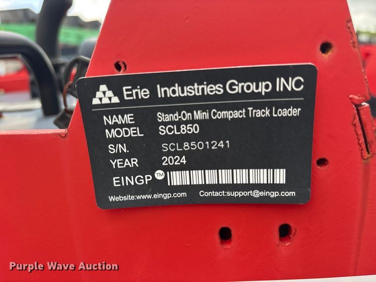 image for item ET0179 2024 Erie SCL850 compact utility loader