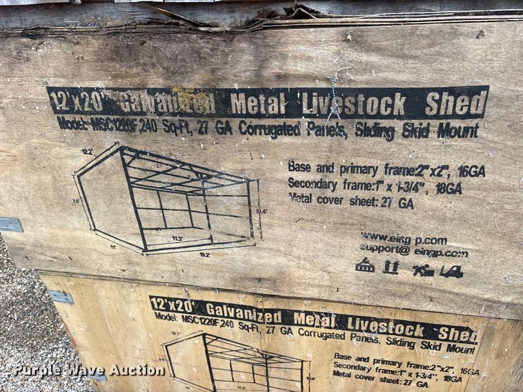 image for item ET0220 (4) Valley Pioneer MSC1220F livestock sheds