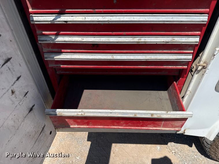 image for item ET6454 2017 Ford F350 Super Duty Ext. Cab utility bed pickup truck