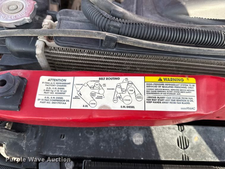 image for item ET6460 2003 Dodge Ram 3500 Crew Cab flatbed pickup truck
