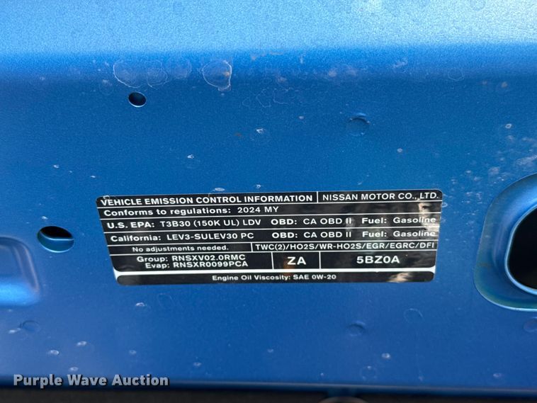 image for item ET6461 2024 Nissan Sentra 