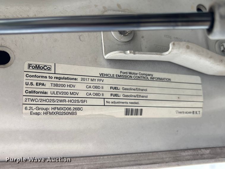 image for item EU0740 2017 Ford F250 Super Duty pickup truck