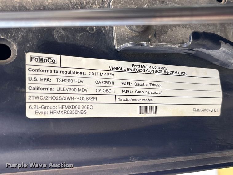 image for item EU0741 2017 Ford F250 Super Duty pickup truck