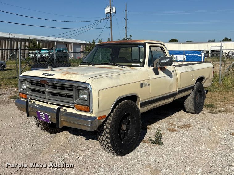 1988 Dodge W250 pickup truck