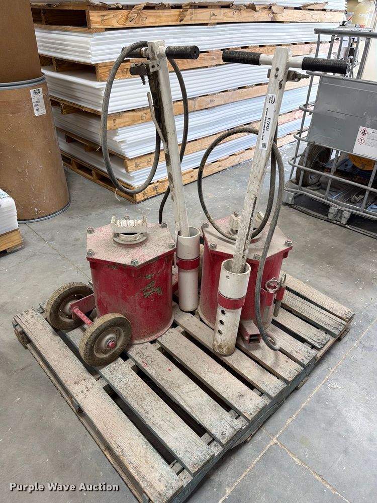 (2) Sune X HD 10-ton Portable air lift jacks