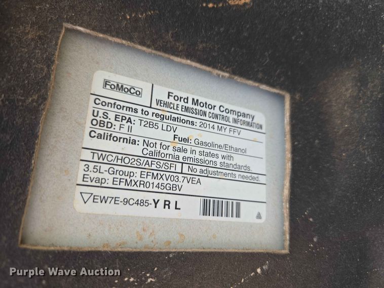 image for item EW0422 2014 Ford Taurus 