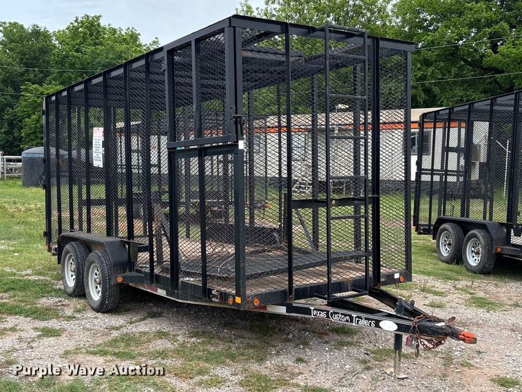 image for item EW1566 2018 East Texas Trailer refuse trailer