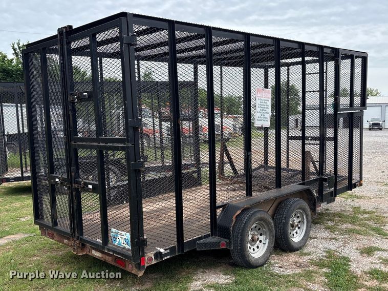 image for item EW1566 2018 East Texas Trailer refuse trailer
