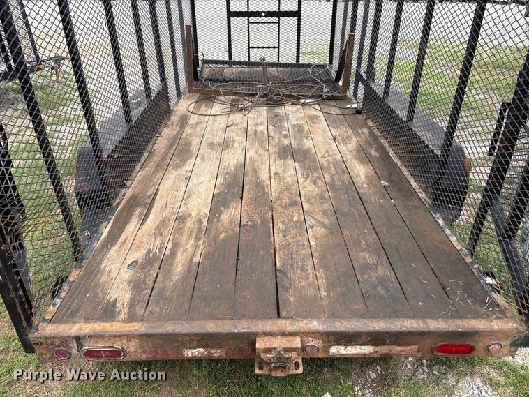 image for item EW1566 2018 East Texas Trailer refuse trailer